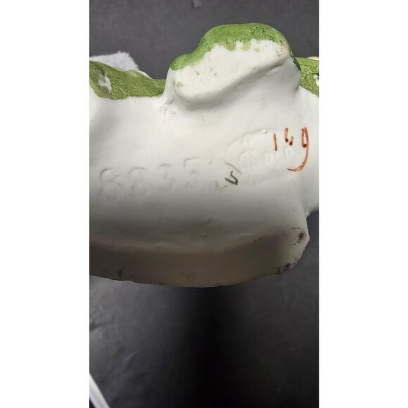 Vintage Bisque Porcelain Boy & Girl Spill Vases Pair Victorian 8835 Figurines - Picture 9 of 11